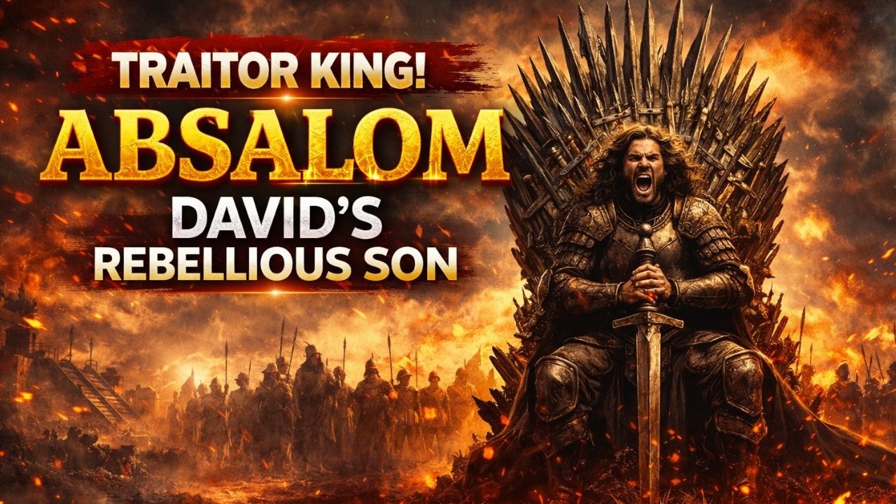 “Absalom: The Prince Who Tried to Steal His Father’s Throne | Bible Story”