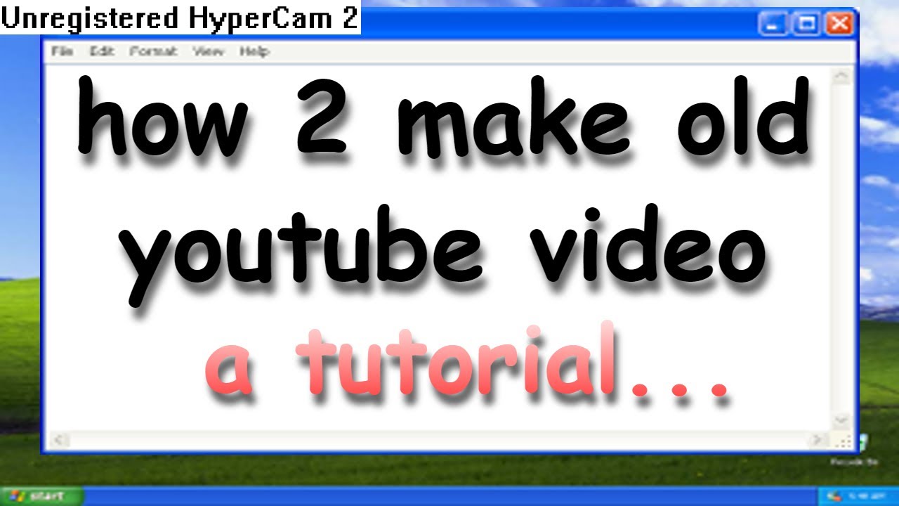 how to make a late 2000s early 2010s style youtube video (tutorial/guide)