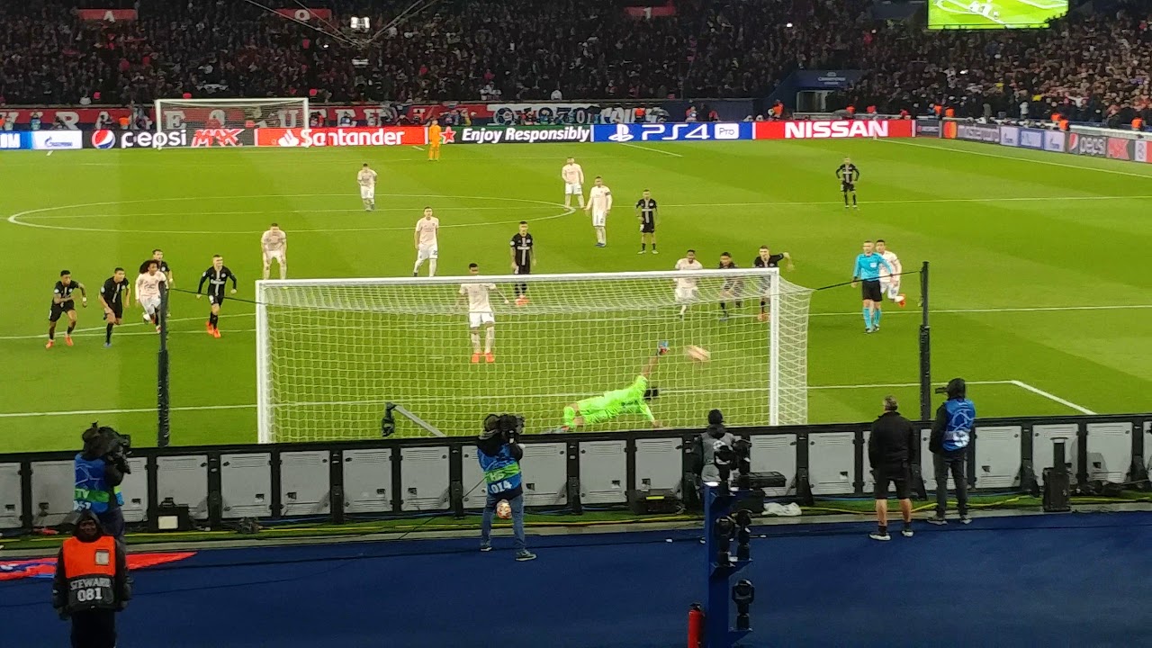 PSG vs Manchester United 06/03/2019 - Marcus Rashford's penalty goal