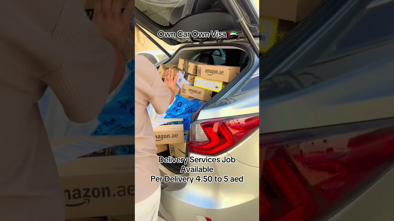Delivery Job ||Delivery Jobs in Dubai||own visa and car| #deliveryjobs #driverjobs #gulfjobs