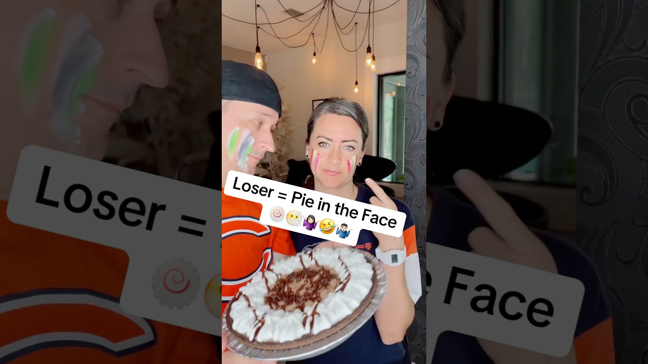 Let’s make a bet! 1st to score wins! Loser gets a pie in the face! 😶‍🌫️🤣❤️ #marriagegoals #funny