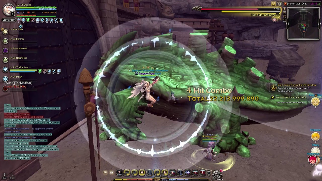 DN SEA Honor Gust Dragon Nest S1-S2 (NOT CLEARED) Silver Hunter POV