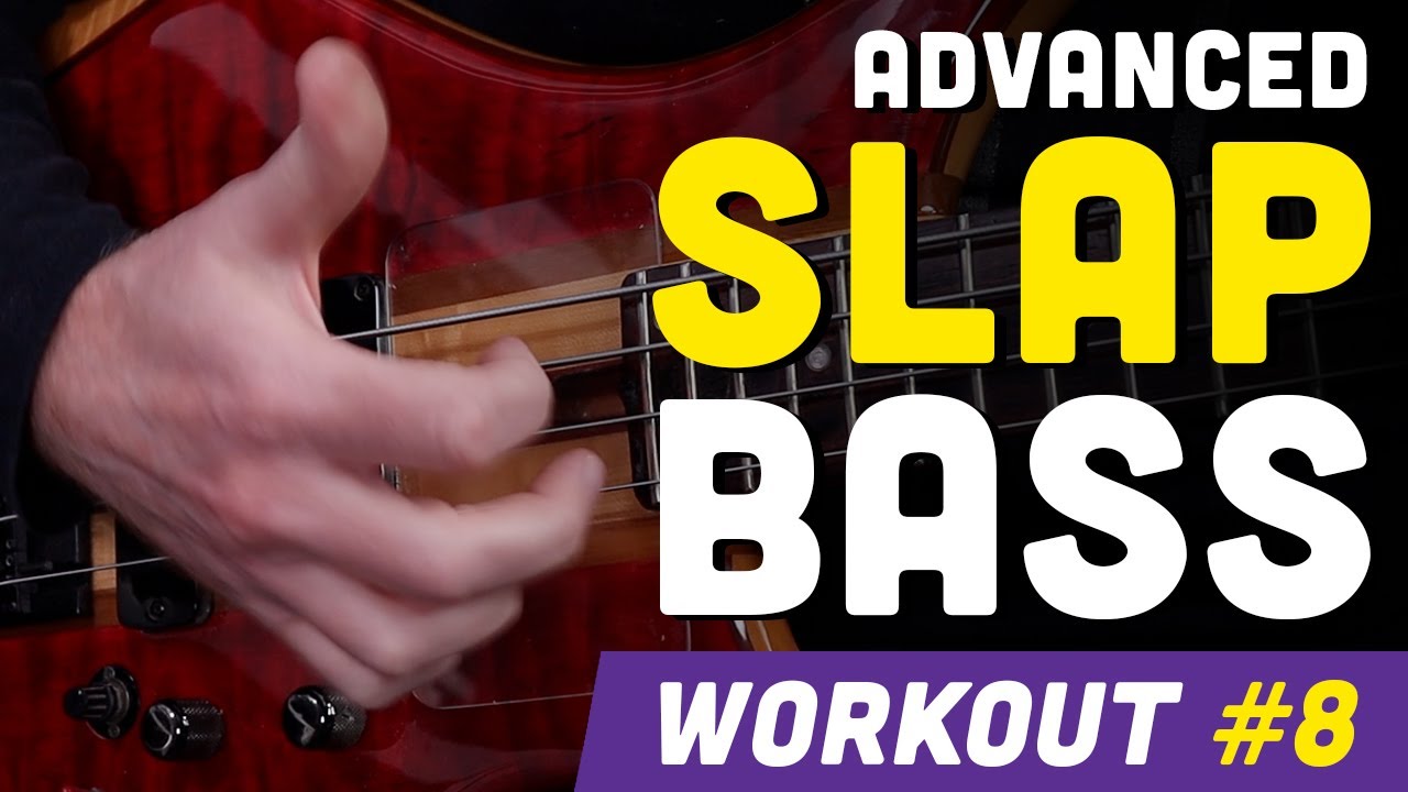 🎸 Advanced Slap Bass Workout #8 (Victor Wooten style)!🔥