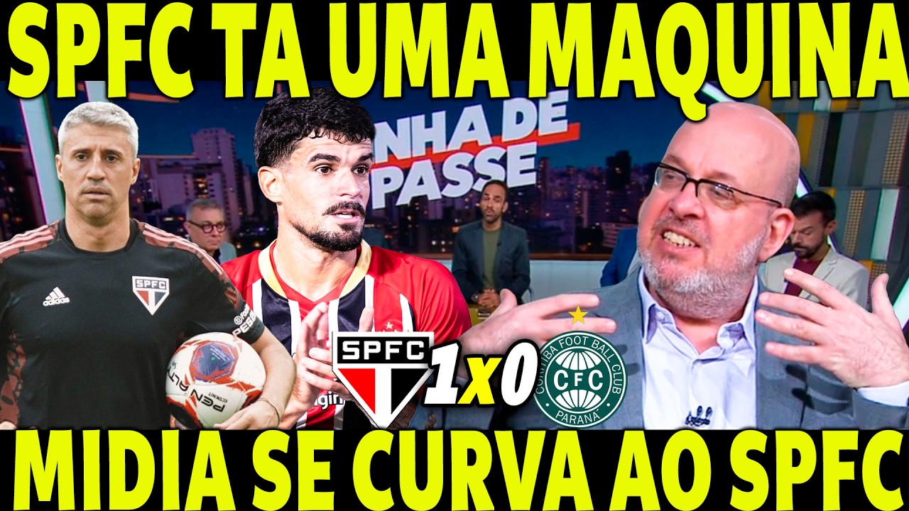 SPFC TÁ UMA MÁQUINA! MIDIA ESPORTIVA SE CURVA AO SÃO PAULO! VITÓRIA IMPORTANTE!