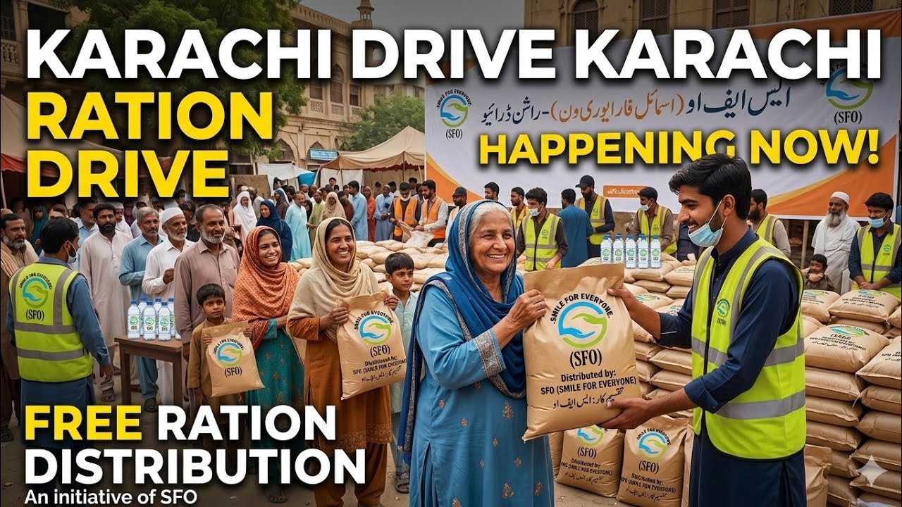 Another Ration Drive: Distributing 115 Bags in Karachi, 