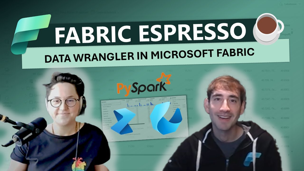 Data Wrangler in Microsoft Fabric (an immersive interface for exploratory data analysis)