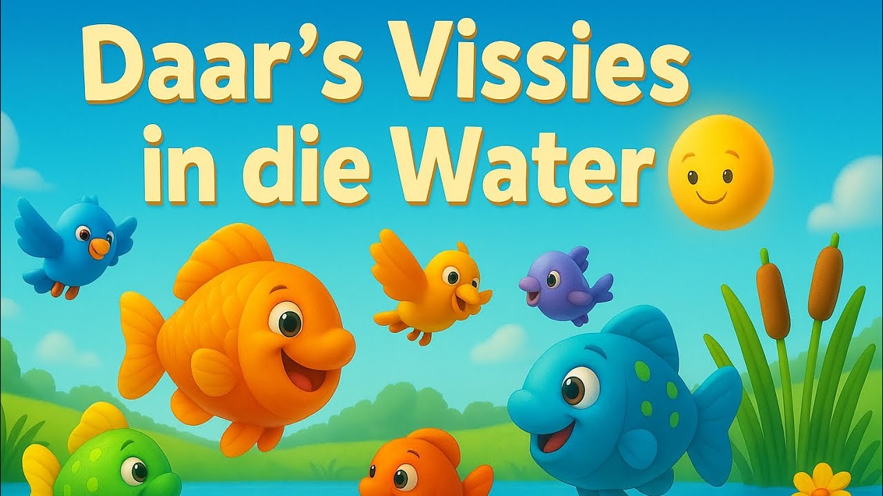 Vissies In Die Water- Afrikaanse Kinderliedjies- Kleuterskool liedjies