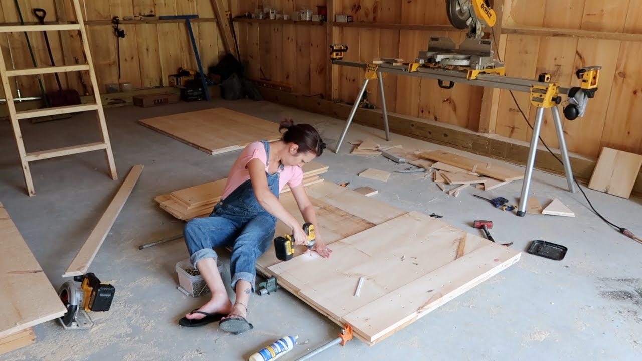 She asked To Borrow MY Screw Gun and Then Took Over The Barn Door Build