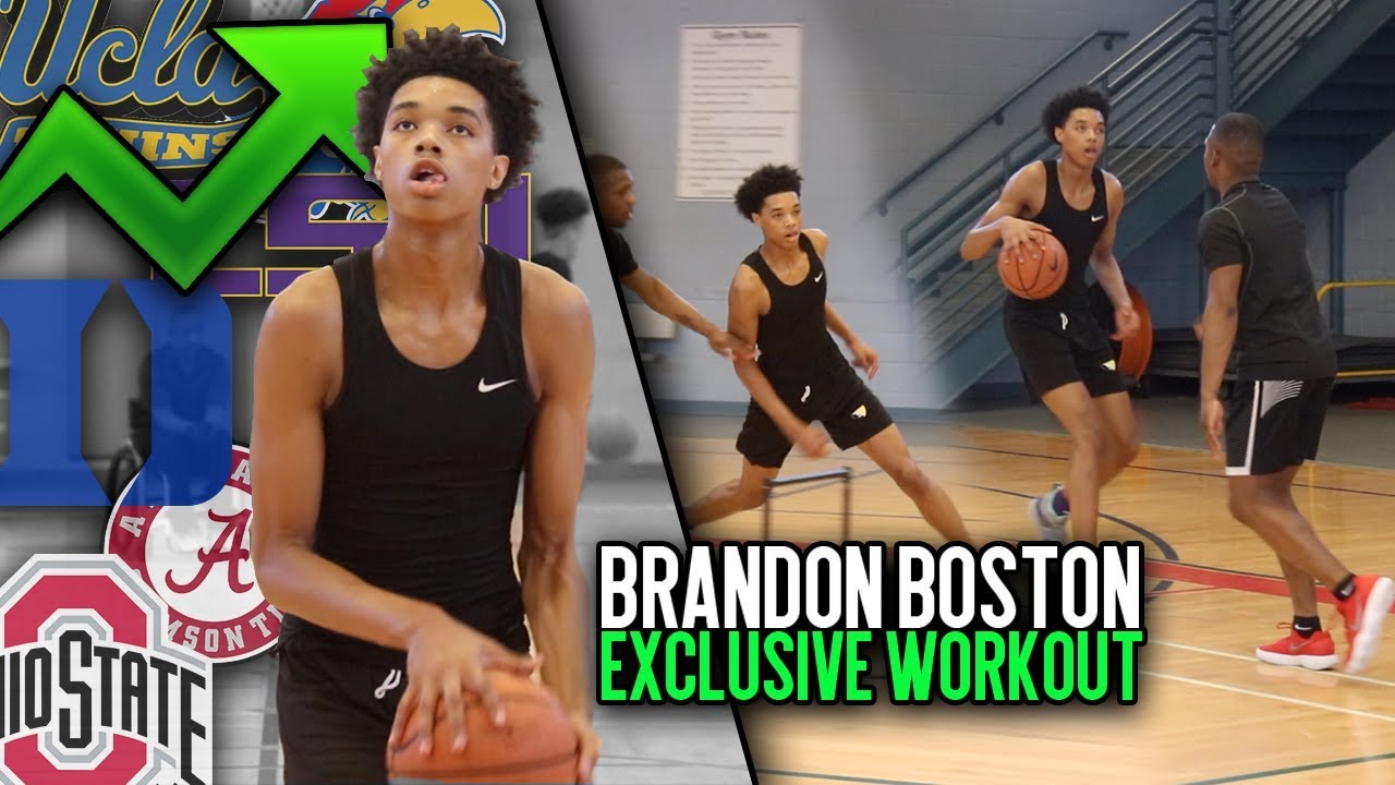 5 Star SG Brandon Boston Jr. EXCLUSIVE Workout w/ Double Trouble Training