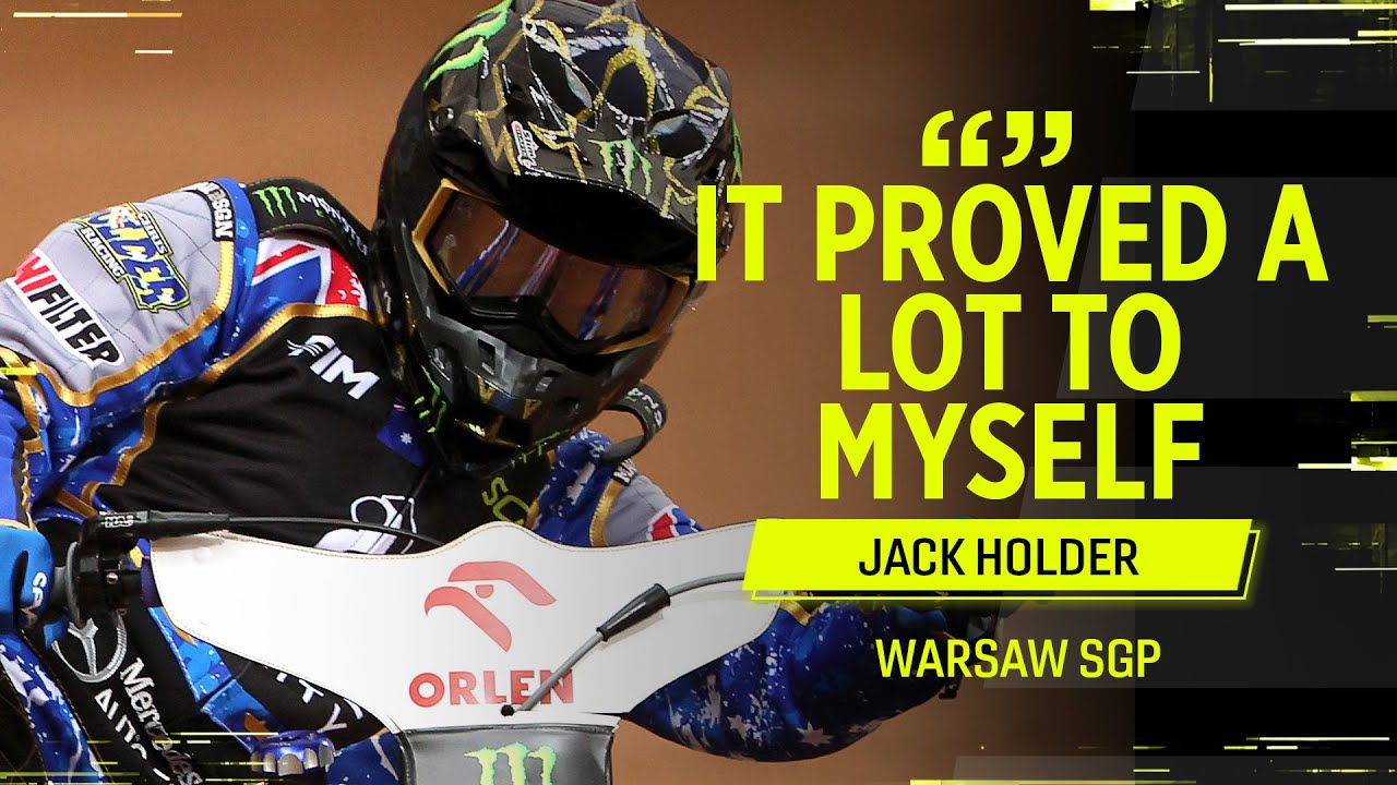 Jack Holder's Return to the PGE Narodowy 🔥 #WarsawSGP 2024 | FIM Speedway Grand Prix