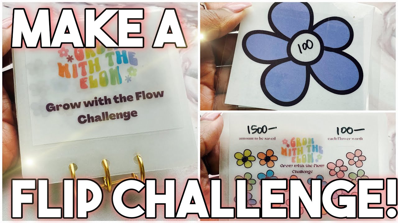 HOW TO MAKE AN ENVELOPE CHALLENGE! HOW TO MAKE A SAVINGS CHALLENGE! HOW TO MAKE A FLIP CHALLENGE!