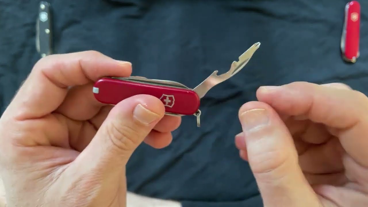 Comparing Three Swiss Army Knives