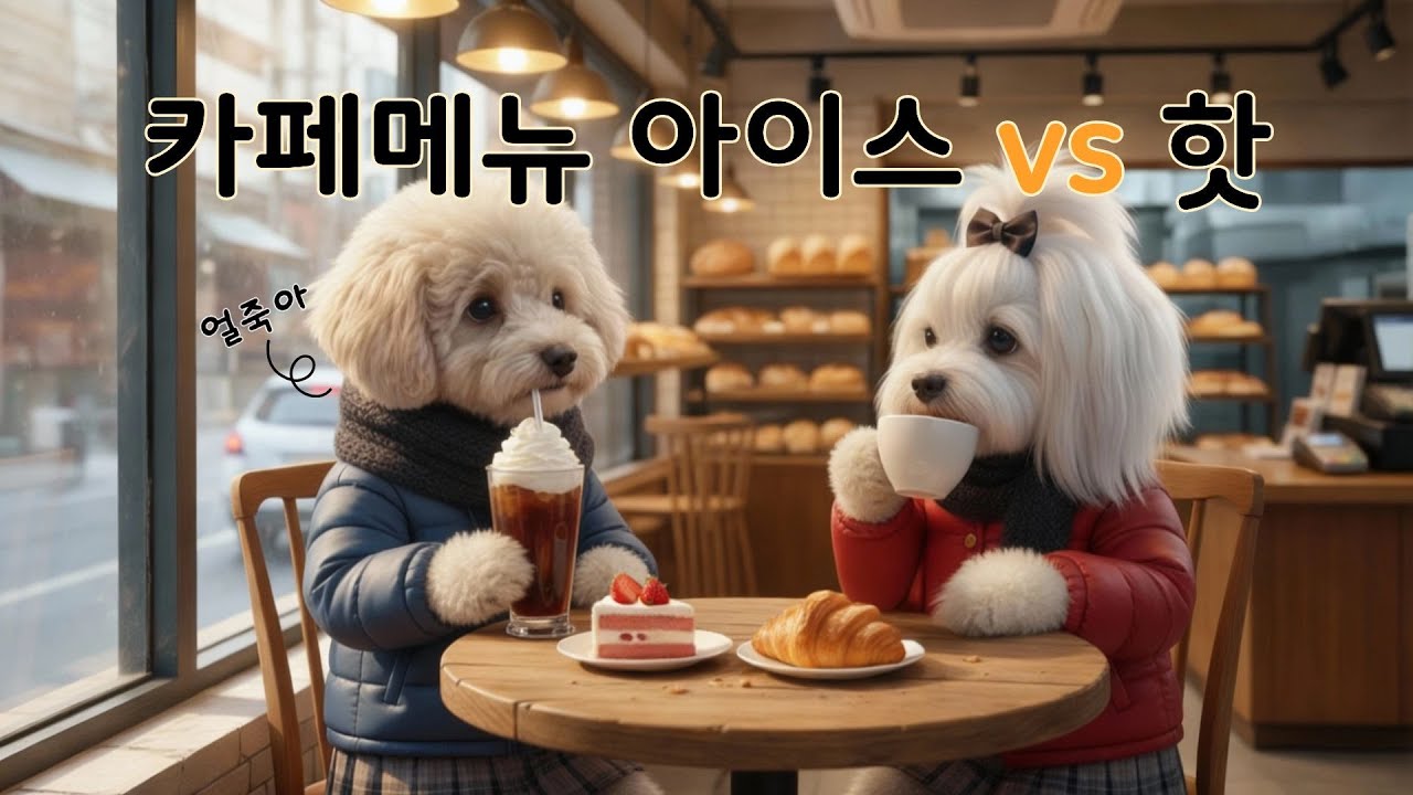 [풀버전]겨울에 카페갈때 아이스 vs  핫