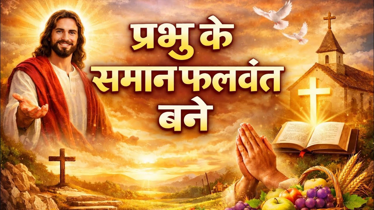 प्रभु के समान फलवंत बने..., #todaybiblewords #morningprayer #फलवंत #christianvideo 