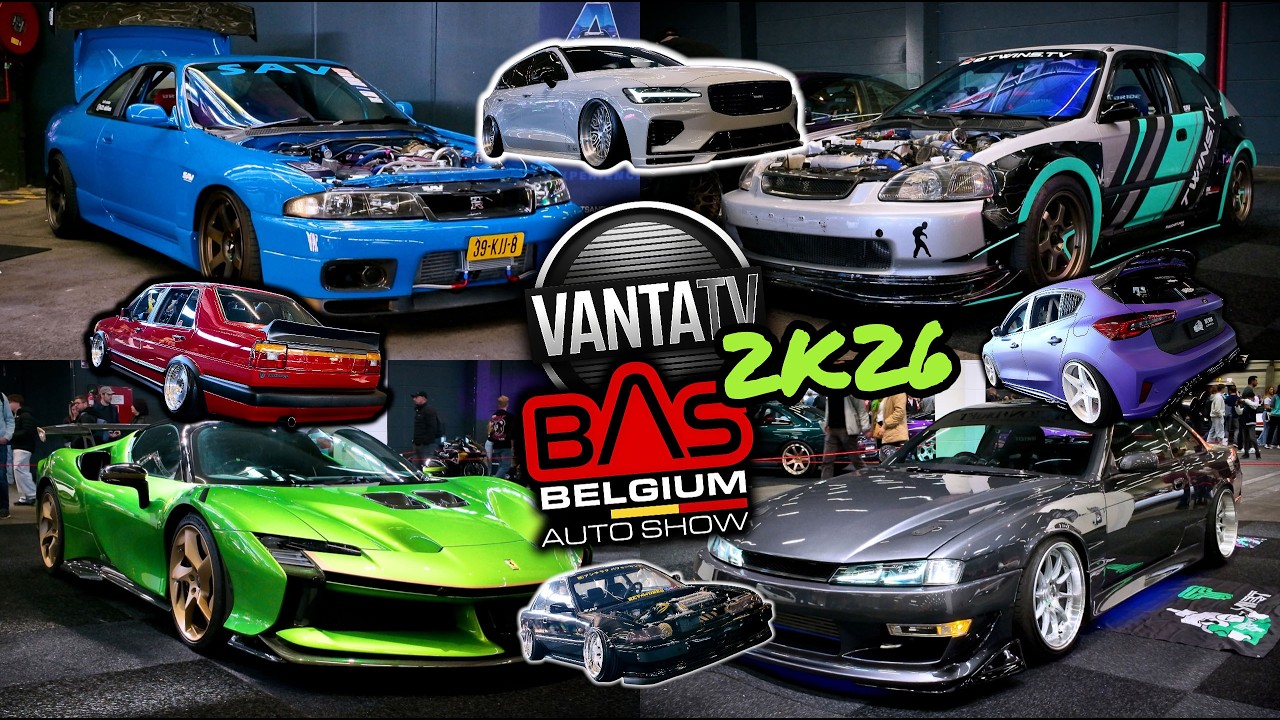 Belgium Auto Show 2026 | INSANE Supercars, Widebody Builds & Show Cars at Flanders Expo