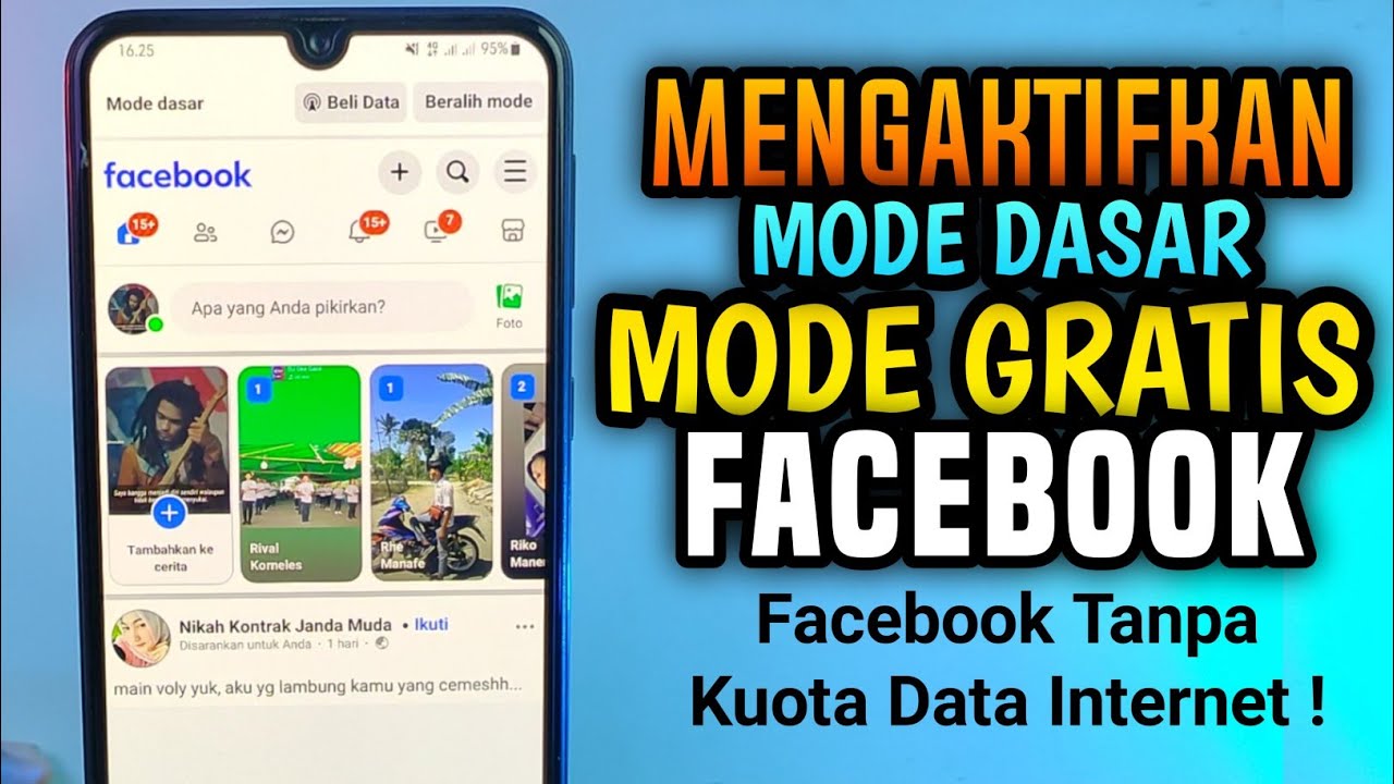 Cara Mengaktifkan Mode Gratis Facebook - cara mengaktifkan mode dasar di Facebook
