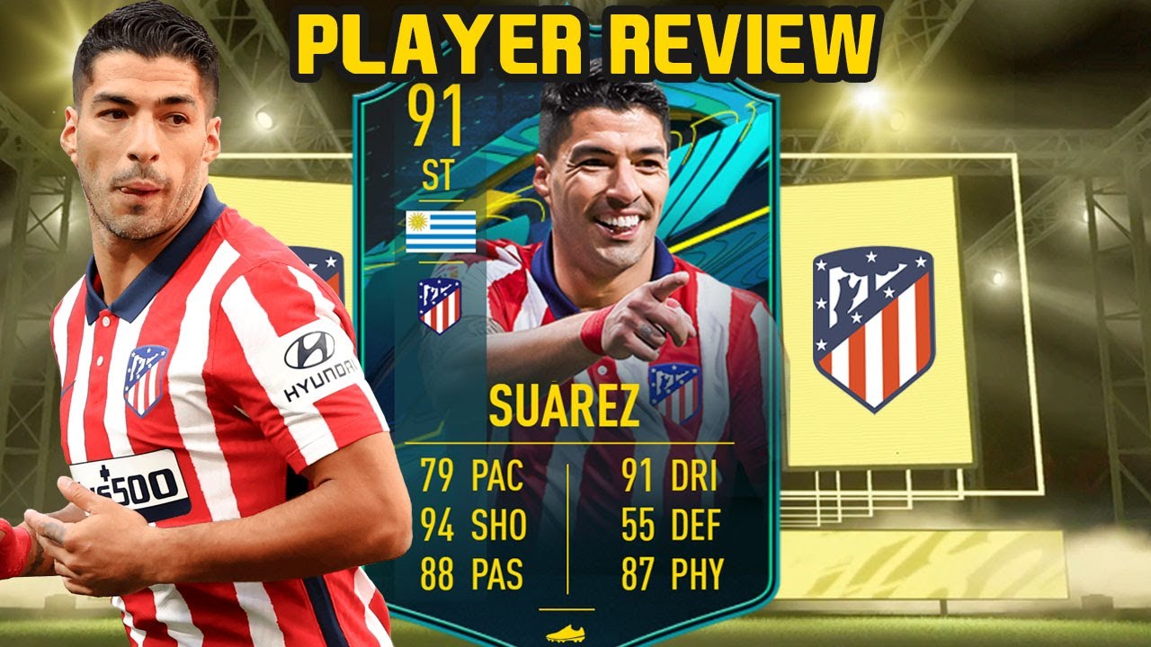 EL PISTOLERO! 91 MOMENTS LUIS SUAREZ PLAYER REVIEW! FIFA 21 ULTIMATE TEAM