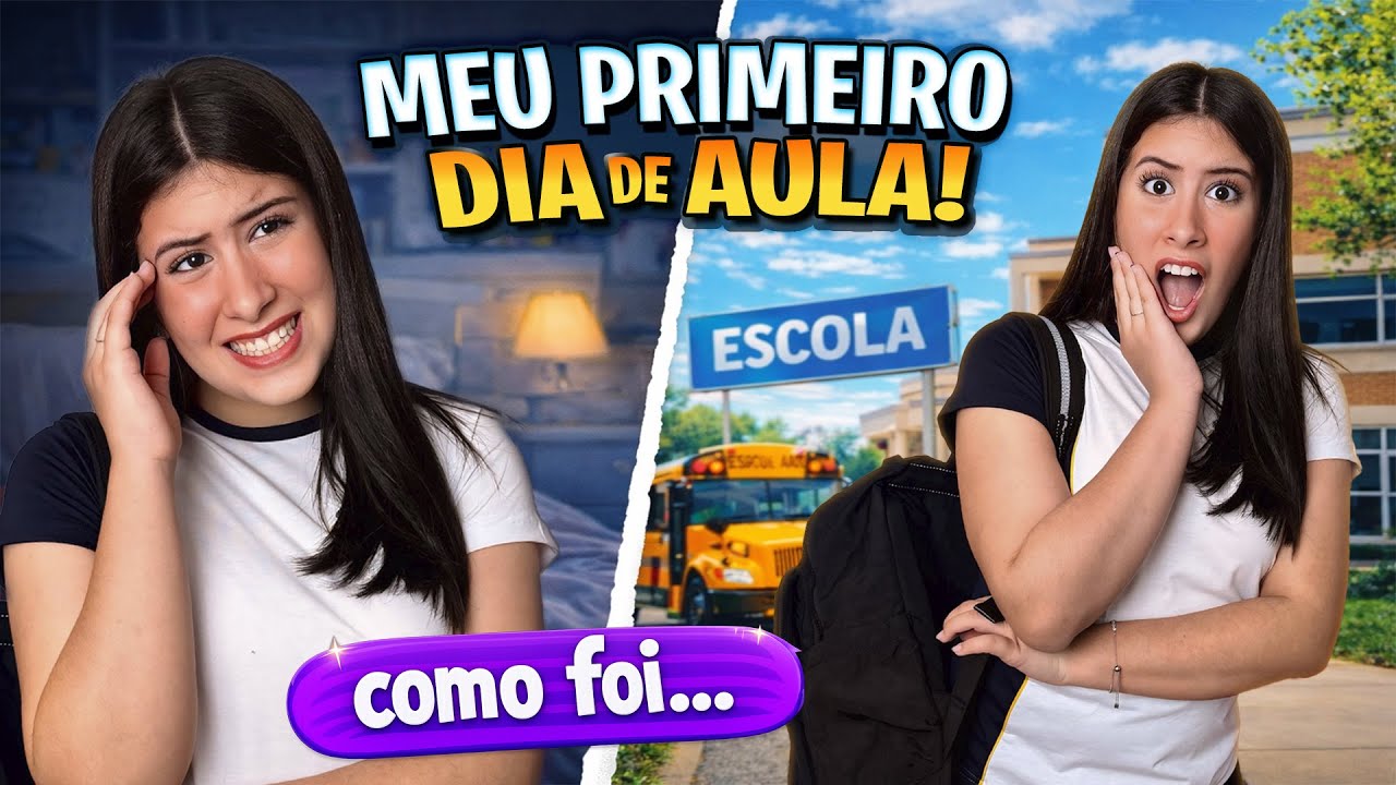 Primeiro dia de aula em uma escola nova!