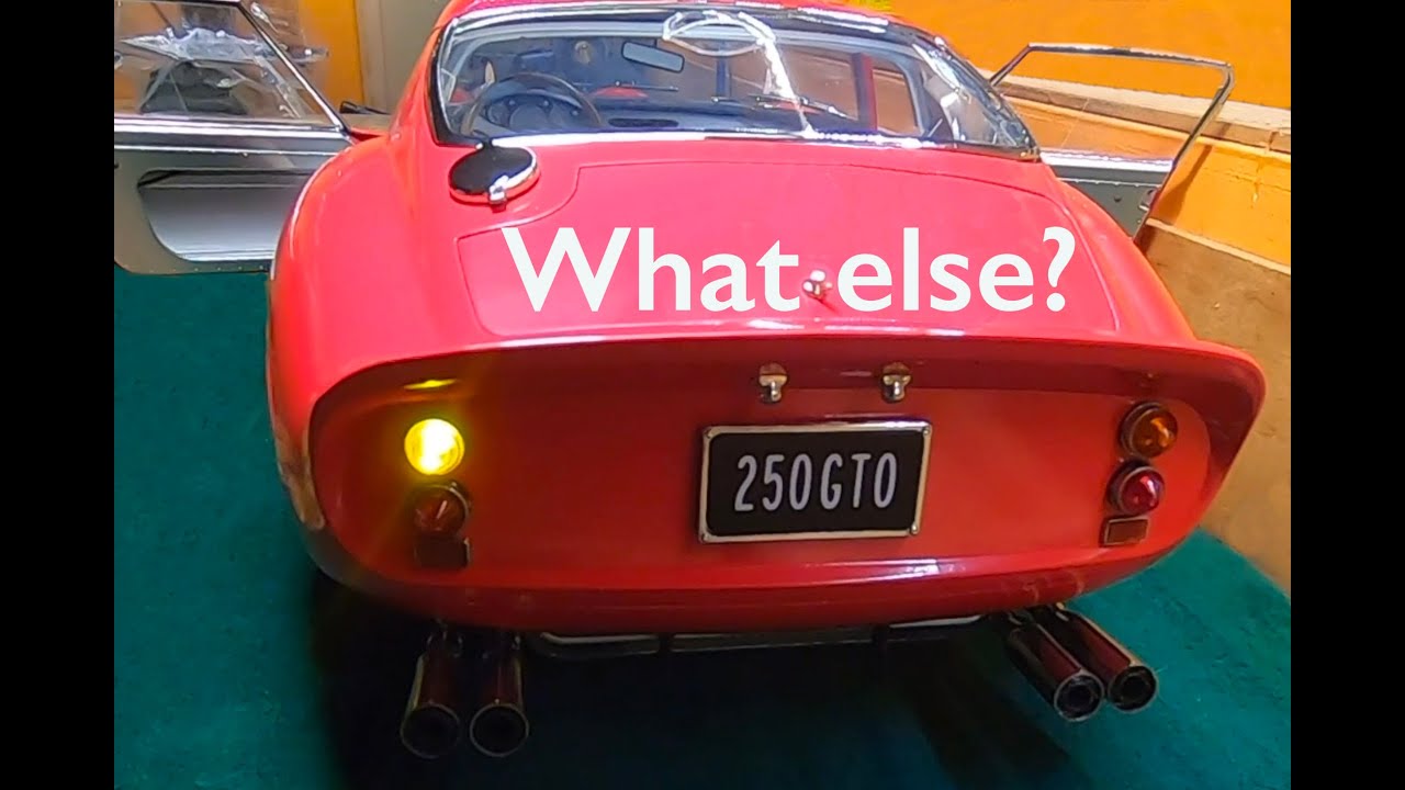 Ferrari 250 GTO last assembling steps (this is a model!)