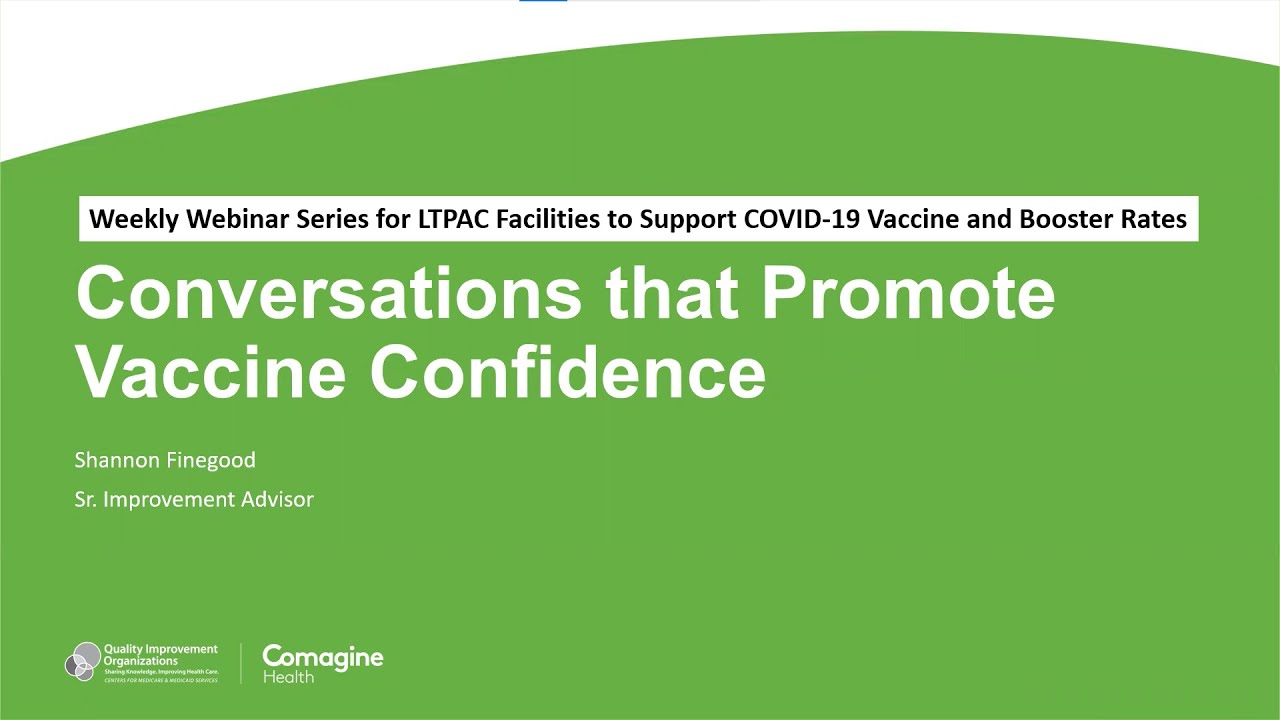 Conversations that Promote Vaccine Confidence