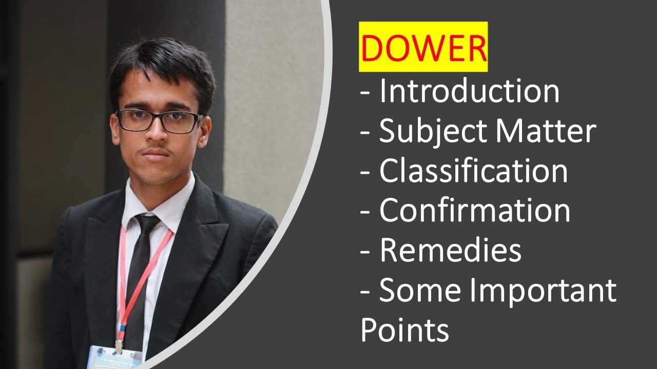 Dower (Haq Mehr) Islamic Personal Law