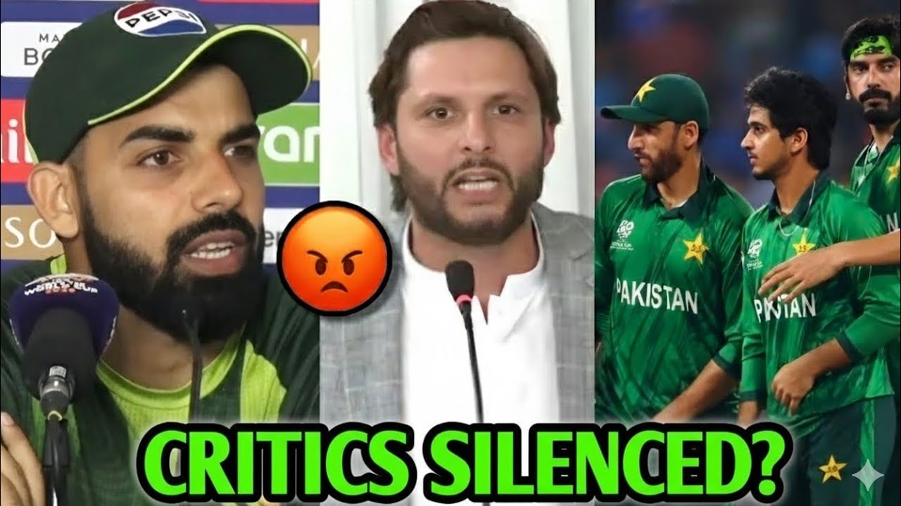 Shadab Khan’s Strong Reply to Shahid Afridi & Mohammad Yousuf | Pakistan Cricket Drama