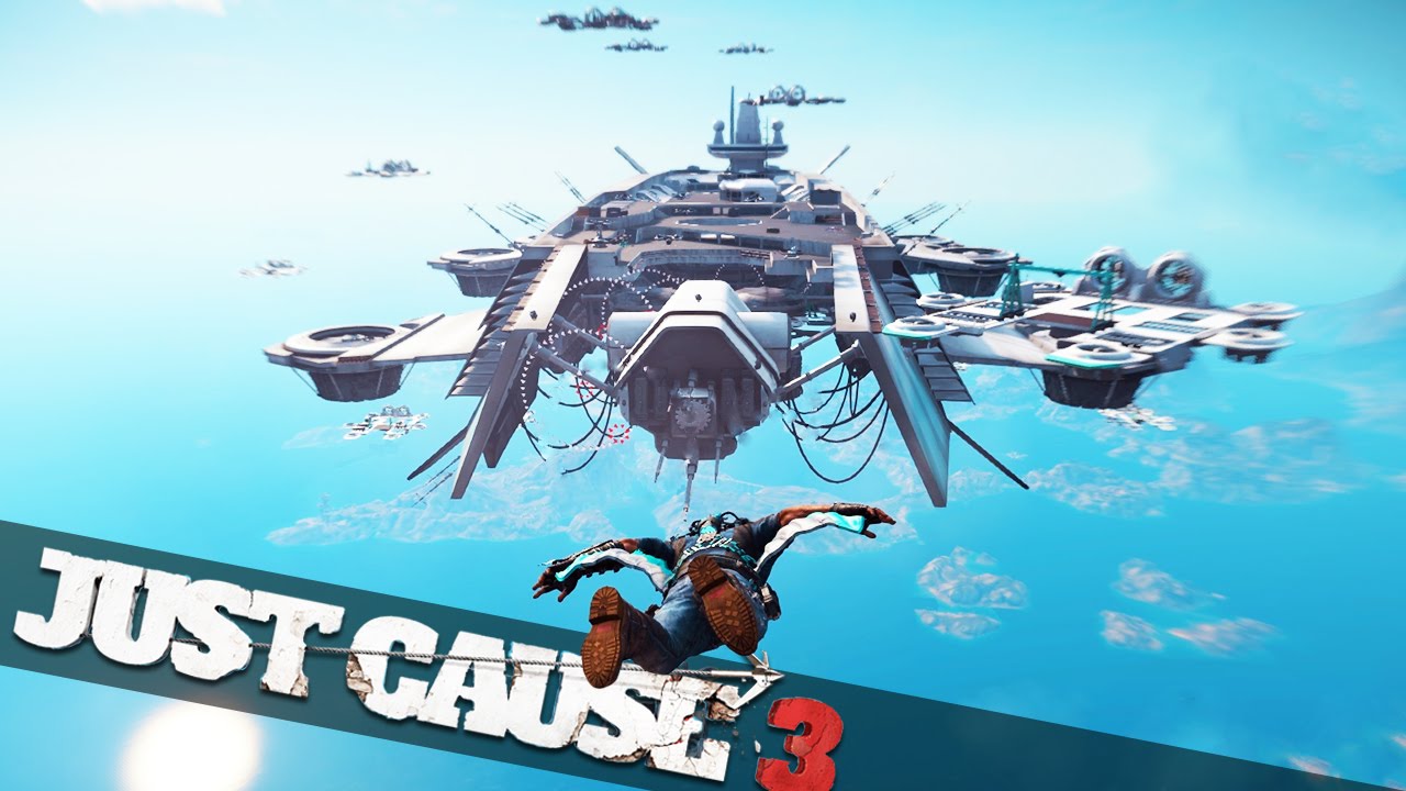 SKY FORTRESS WINGSUIT CHALLENGE! :: Just Cause 3 Funny Moments!
