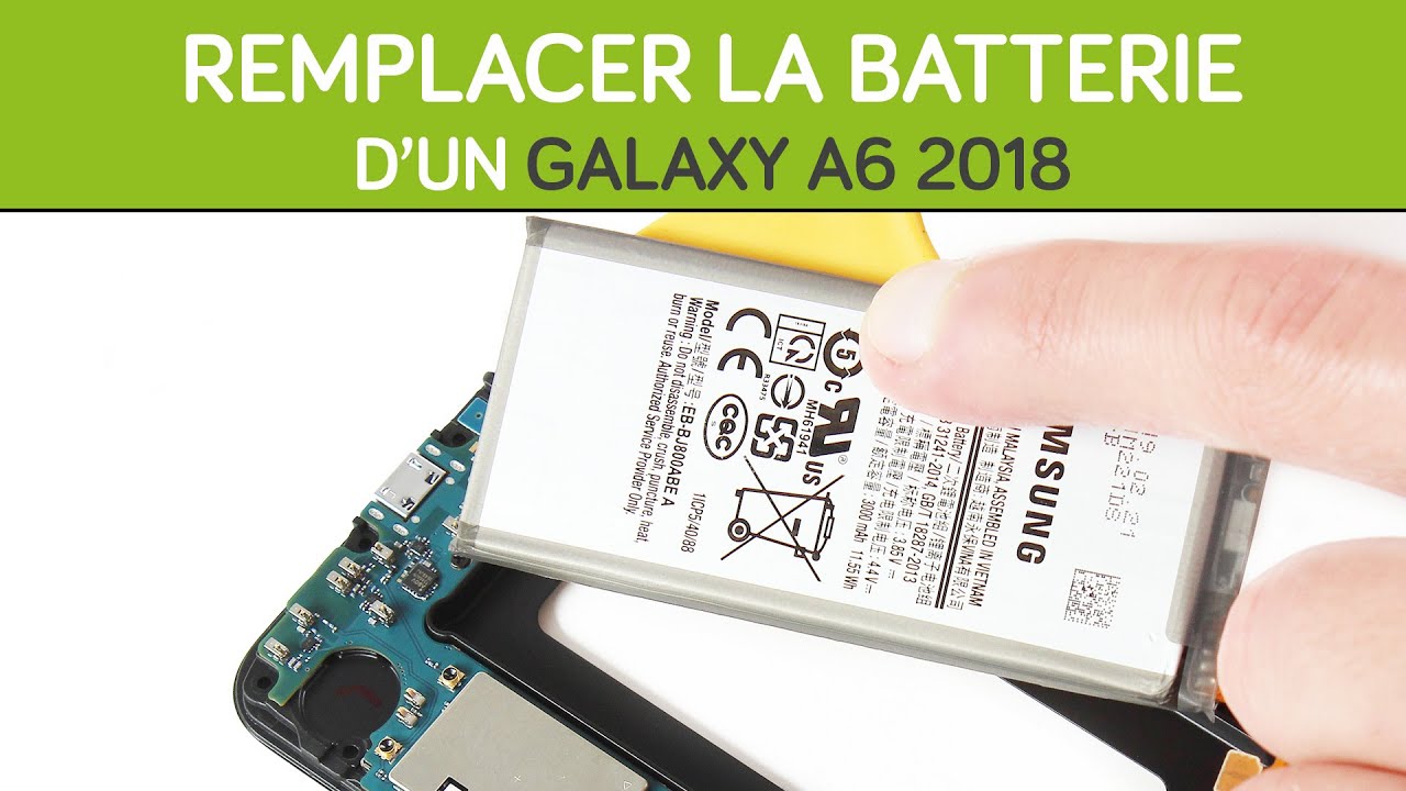 Remplacer sa batterie Samsung Galaxy A6 (2018). by SOSav