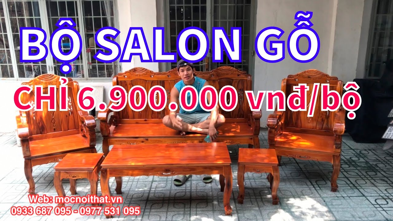 salon gỗ Ph&ograve;ng Kh&aacute;ch Gi&aacute; rẻ gỗ Tr&agrave;m B&ocirc;ng V&agrave;ng gi&aacute; chỉ 6.900.000 vnđ