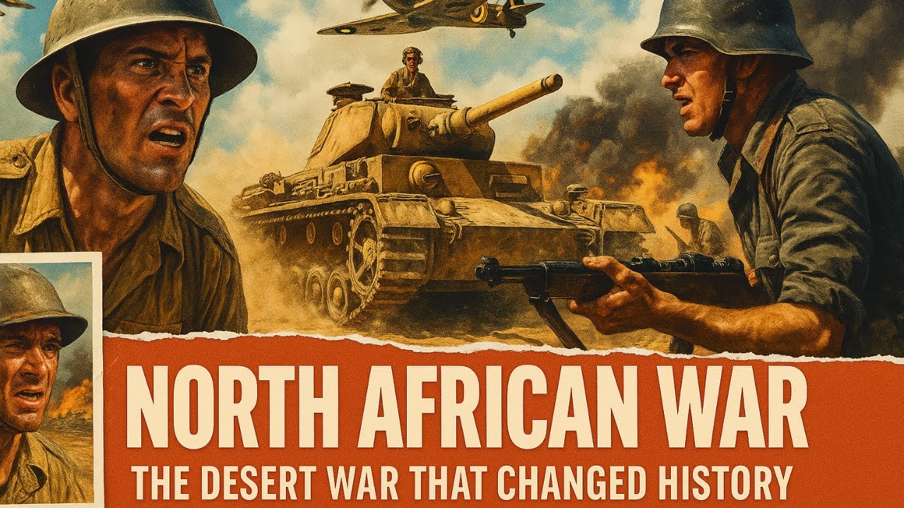 The ENTIRE History of the North African War &ndash; The Desert That Decided WW2 | War documentry for Sleep