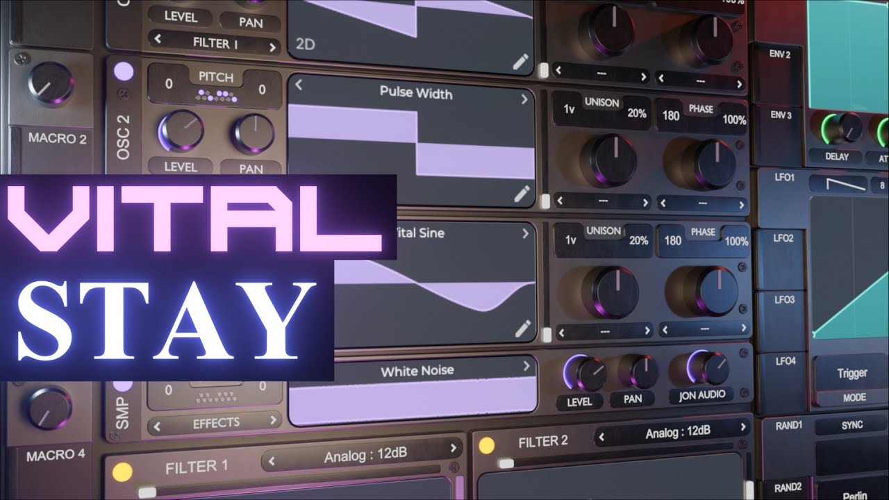 Stay (Interstellar movie inspired pad) - Vital Synth Sound Design Tutorial