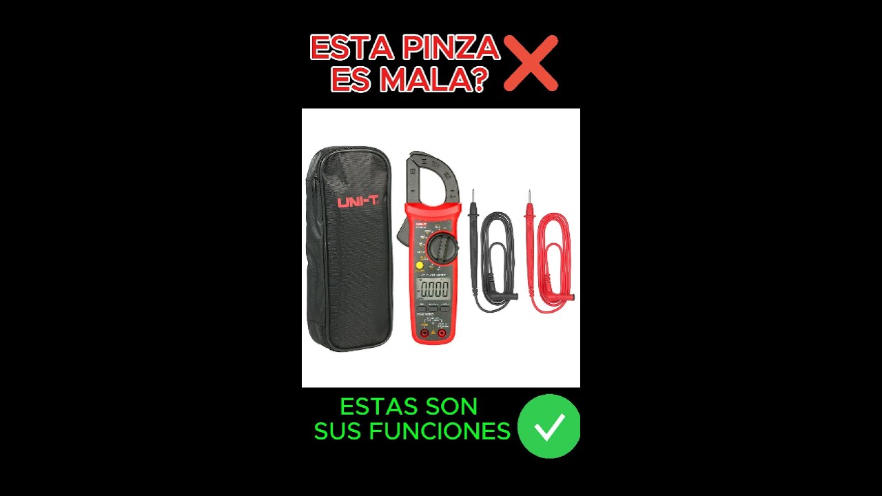 Pinza amperimetrica UNI-T  UT202A+ sus funciones y caracteristicas