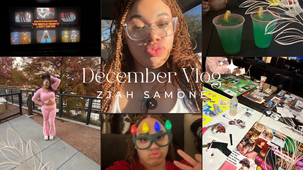 DECEMBER VLOG | what i got for Christmas + frolicking + new foods + movies + more!! | Zjah Samone