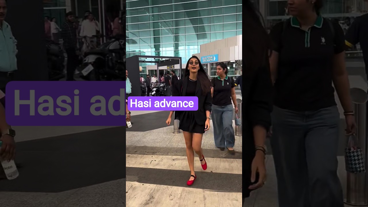 POOJA HEGDE HASI ADVANCE #bollywood #viral #actress #instagram #poojahegde #poojasong #poojagaane