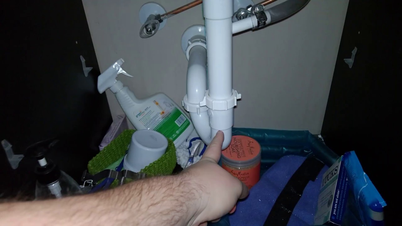 How to fix a slow draining vessel sink - Don't use an AAV