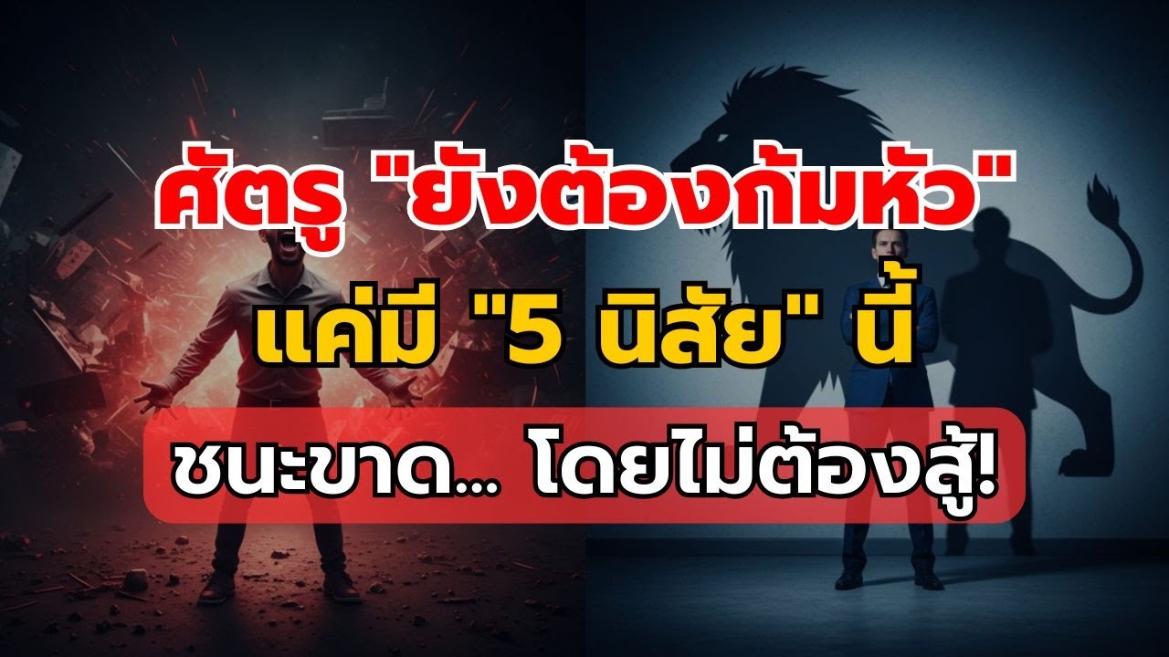 5 นิสัยลับของ 'คนจริง' ที่ทำให้ศัตรูต้องยอมก้มหัวให้ทันที