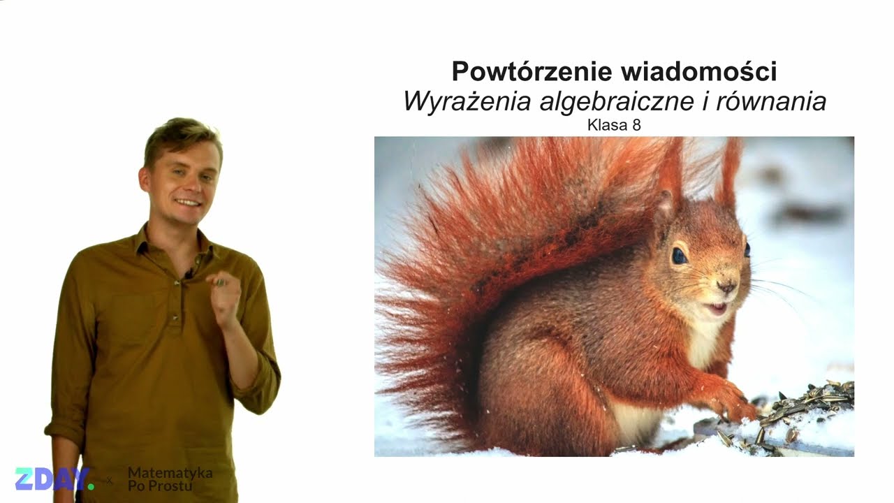 Wyrażenia algebraiczne i równania - powtórzenie wiadomości | Matematyka 8 klasa