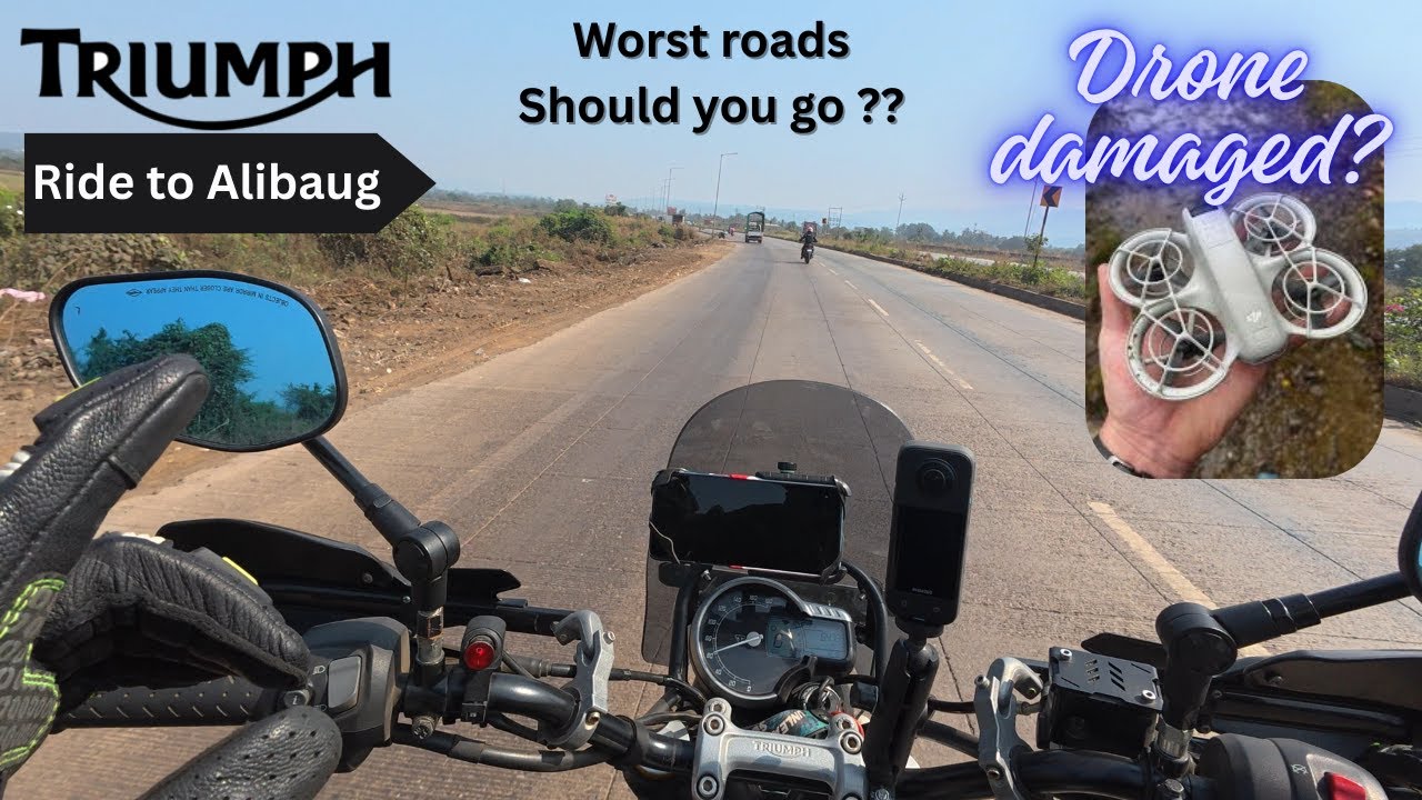 Top Box me Drone?⚠️ Alibaug Ride pe Ye Cheez Kabhi Mat karna | Scrambler 400X Mistake 