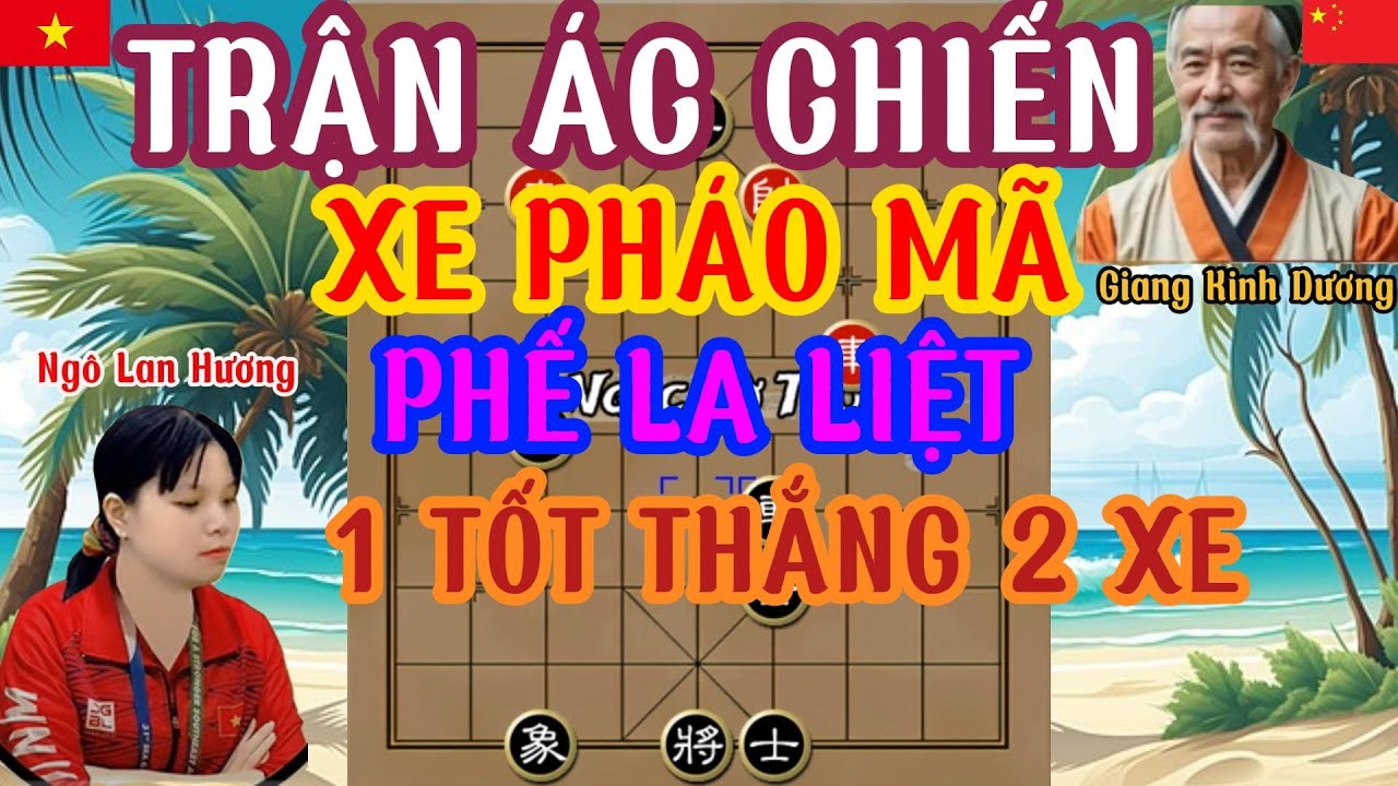 Ngô Lan Hương  đối mặt với Giang Kinh Dương đánh trận tưng bừng khói lửa xe pháo mã phế la liệt ...