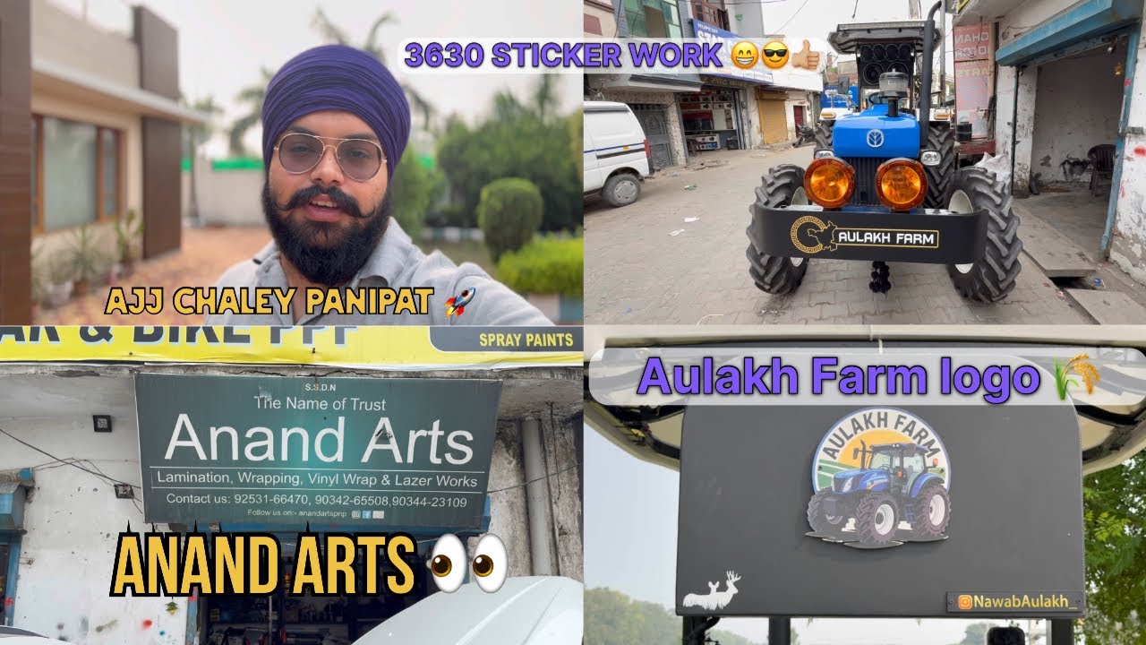 Tractor modification vlog 😍😎👌❤️ || new stickers for 3630 🚀 @Nawabvlogs13 