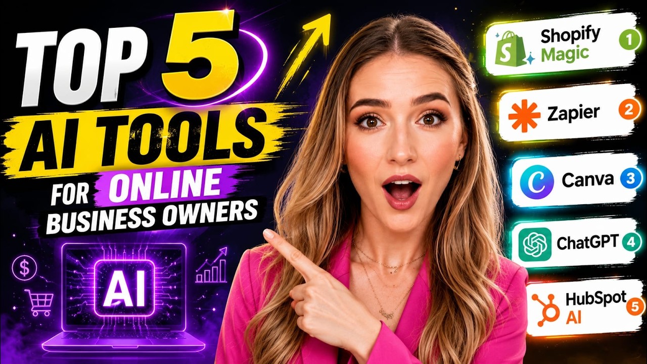 Top 5 AI tools for Online Business owners