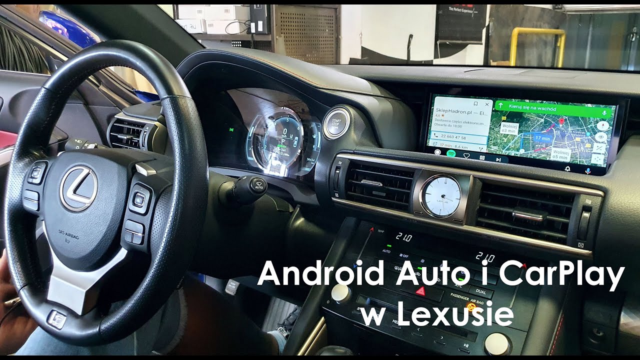 Android Auto i CarPlay do Lexusa (Lexus IS 300)
