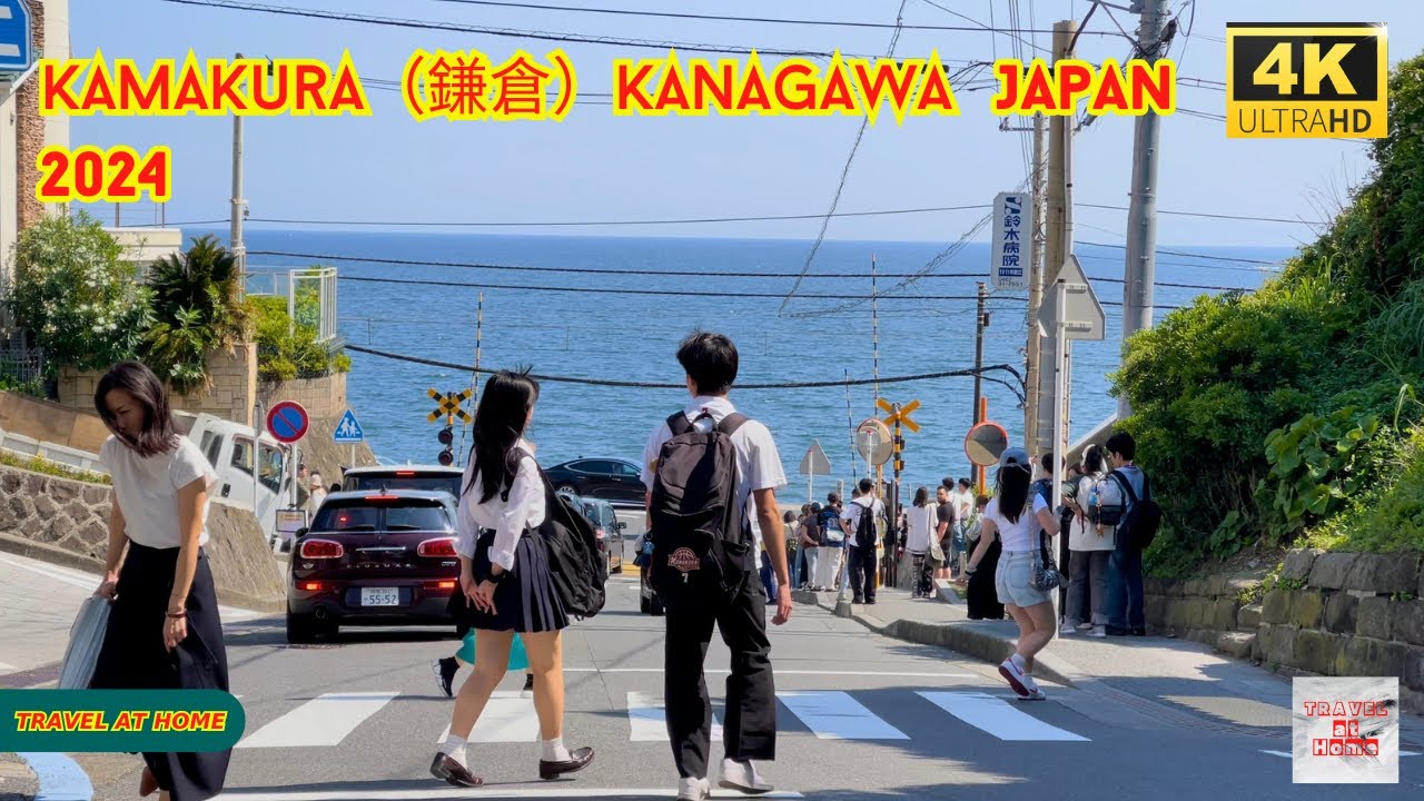 4k hdr japan travel 2024 | 3 Hours Walk in Kamakura（鎌倉）Kanagawa japan |  Relaxing Natural ambience