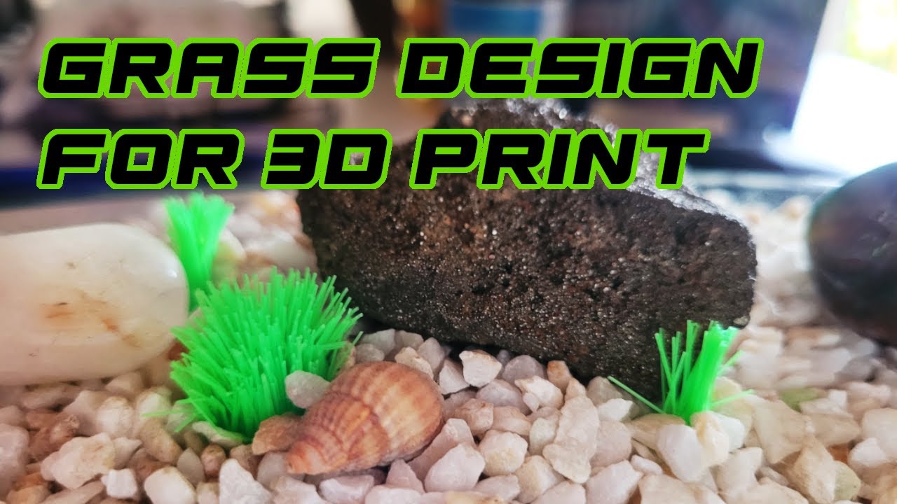 How to make 3D printed grass with the help of SolidWorks