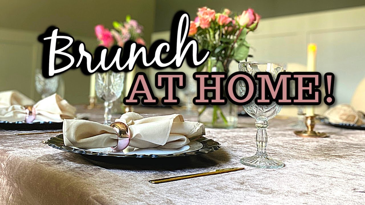 DIY BRUNCH IDEAS AT HOME! Brunch Party Ideas & Affordable Table Decor
