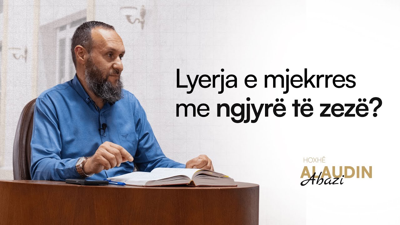 Lyerja e mjekrrës me ngjyrë të zezë? - Hoxhe Alaudin Abazi