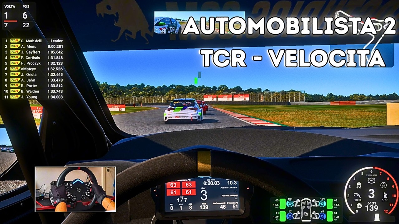 A CORRIDA MAIS DIF&Iacute;CIL DO CANAL! 🏁 TCR no Velocitta (AMS2)