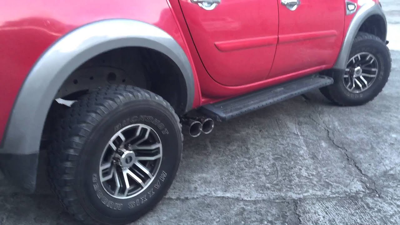 Mitsubishi Strada exhaust system (DRIFT Xaust)