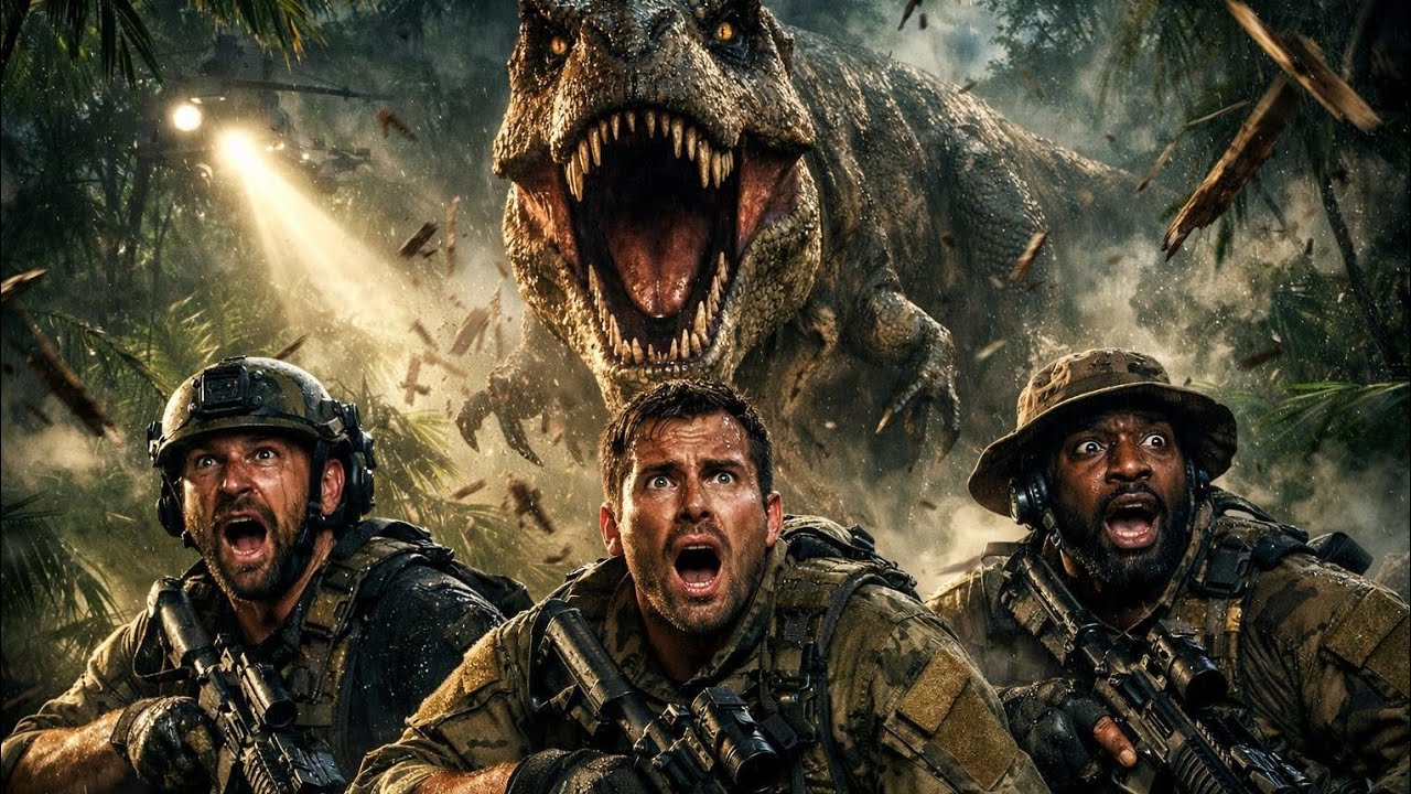 Three Soldiers’ Jungle Mission Turns Into a Deadly Encounter with the Man-Eating Rex