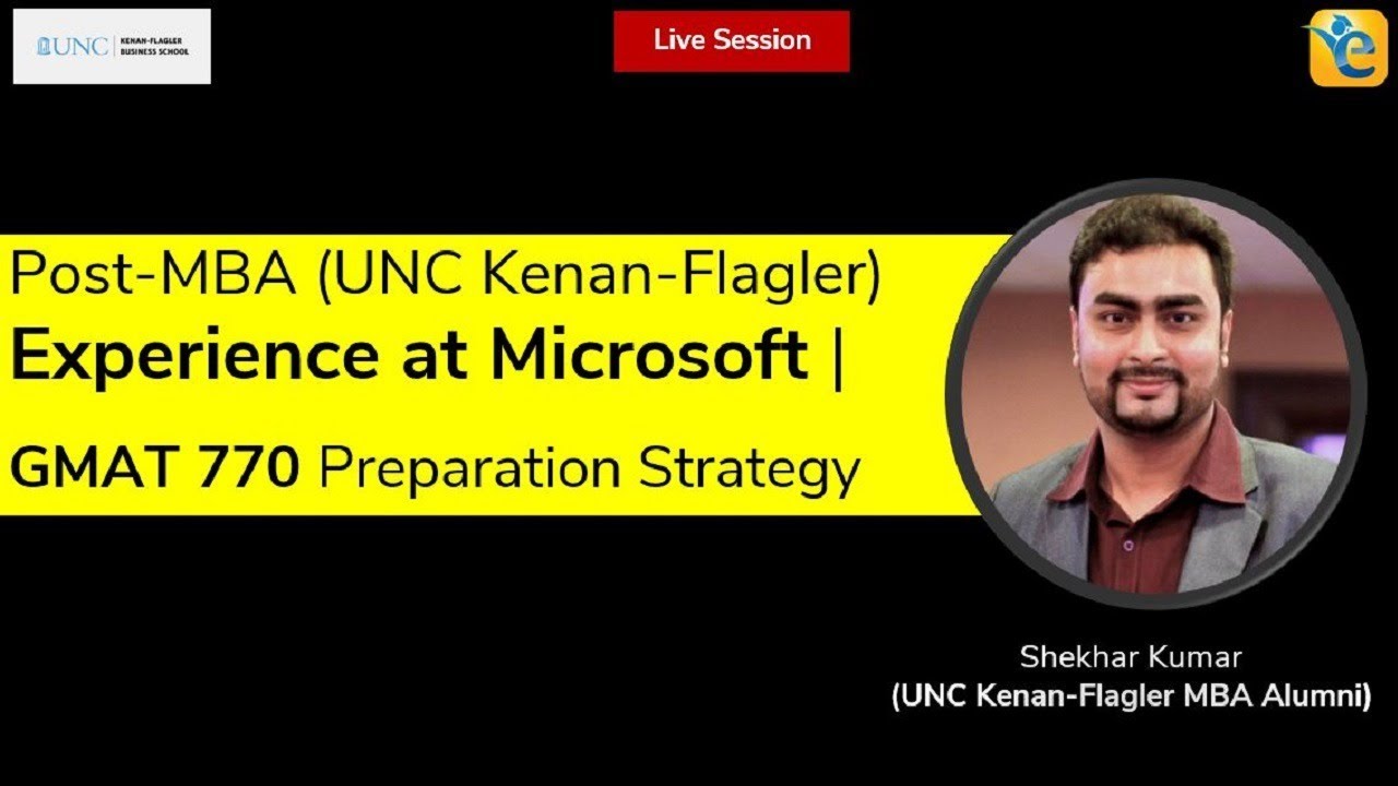 Scholarship winning UNC Kenan-Flagler MBA Application Tips | Post-MBA Experience at Microsoft